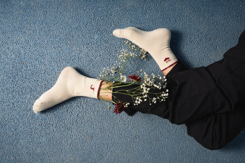 SOCKS BEIGE 100% COTTON